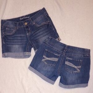 Red Camel Women's Blue Denim Shorts